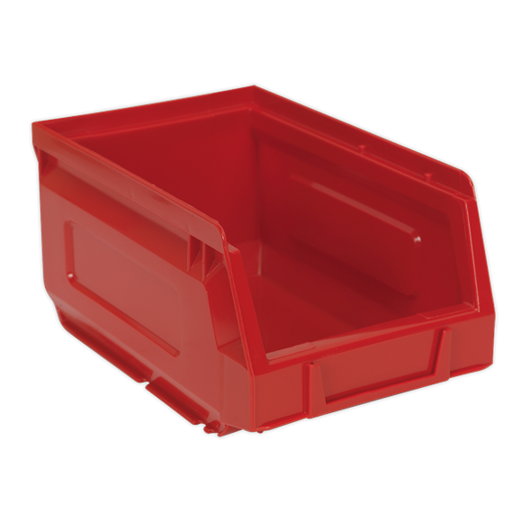 Sealey TPS224R Plastic Storage Bin 105 x 165 x 85mm - Red Pack of 24