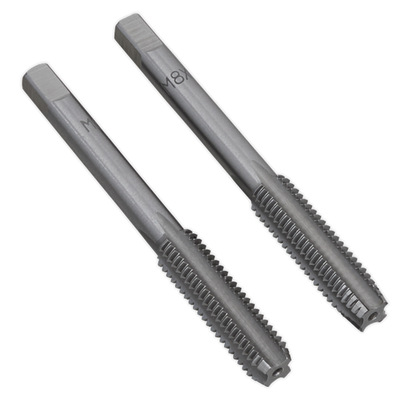 Sealey TSM8 Tap Set 2pc (Taper & Plug) M8 x 1.25mm