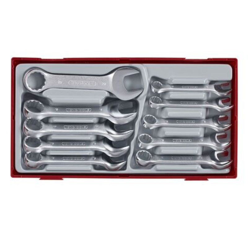 Teng TT6010M Metric Midget Combination Spanner Set, 10 Piece