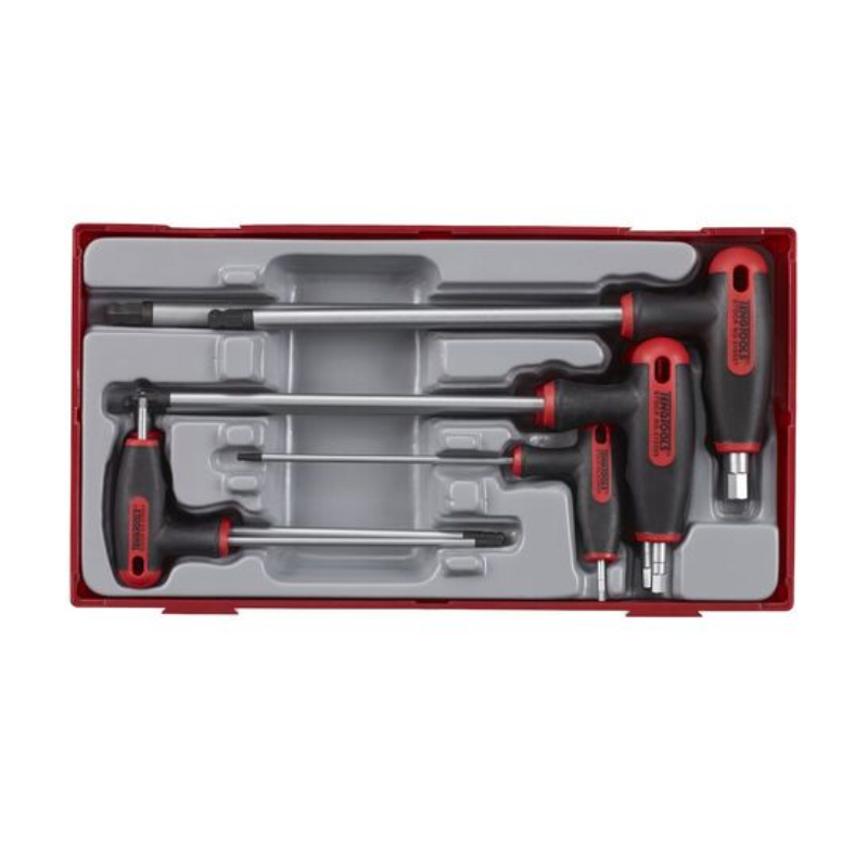 Teng TTHEX7 Metric Hex T-Handle Driver Set, 7 Piece