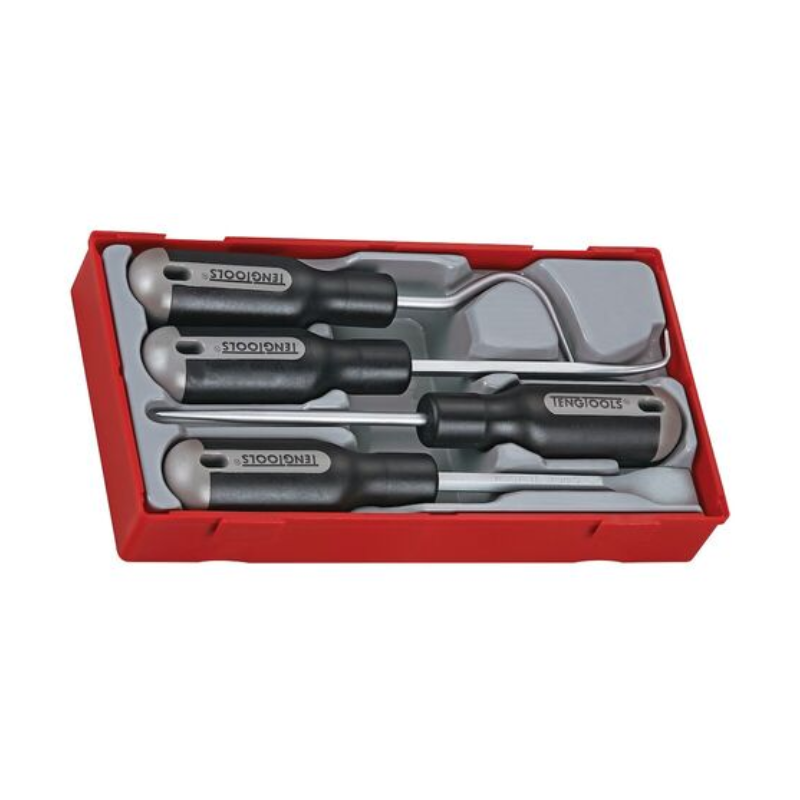 Teng TTSR04 Scraper Set, 4 Piece
