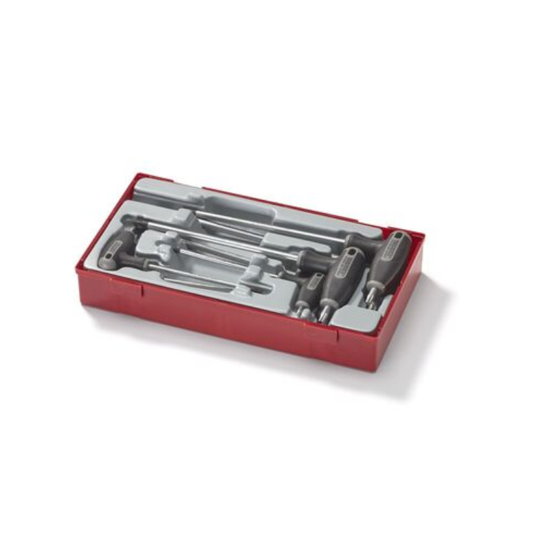 Teng TTTX7 TX/TPX TORX T-Handle Screwdriver Set, 7 Piece