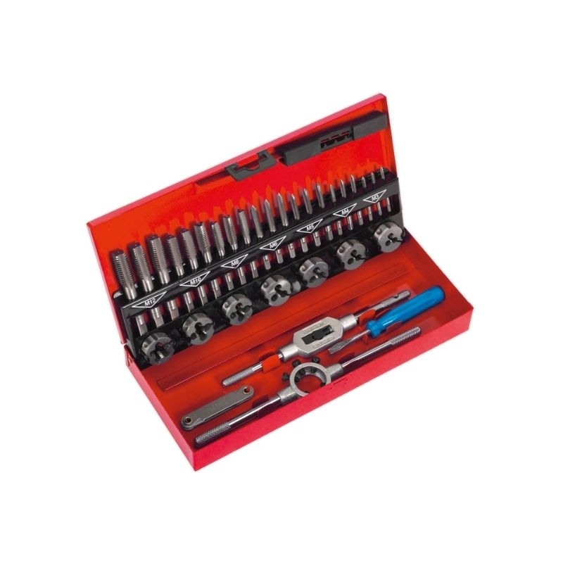 Sealey AK3015 Tap & Die Set 32pc Split Dies - Metric