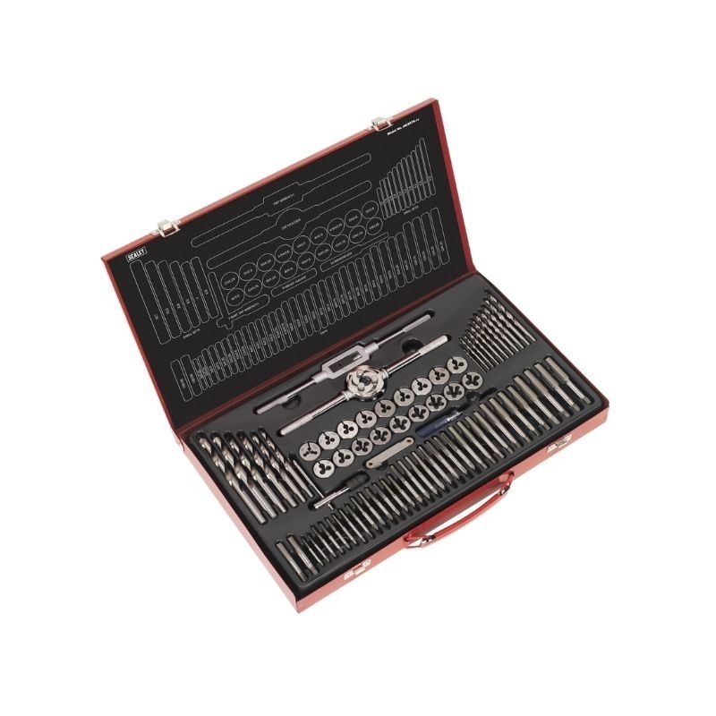 Sealey AK3076 Tap & Die Set 76pc Split Dies Metric