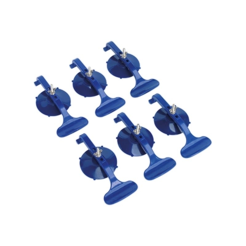 Sealey RE006 Suction Clamp Set 6pc