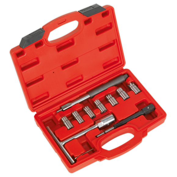 Sealey VS2055 Diesel Injector Seat Cleaner Set 10pc