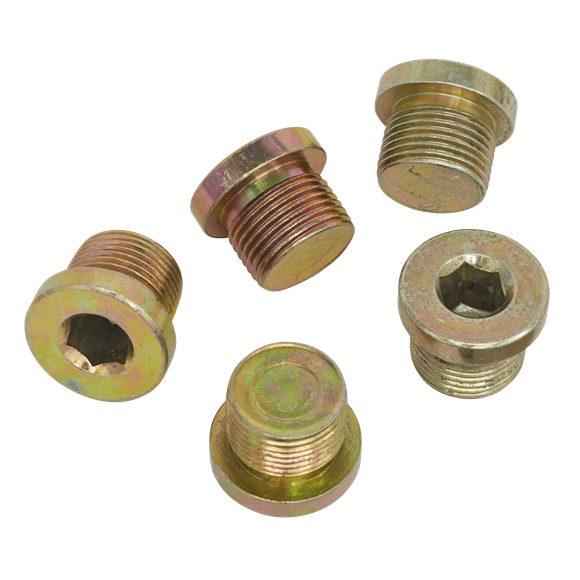 Sealey VS20SP Sump Plug M20 - Pack of 5