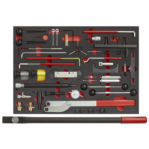 Sealey VS5100MK Diesel & Petrol Master Timing Tool Kit 59pc VAG - Belt/Chain Drive