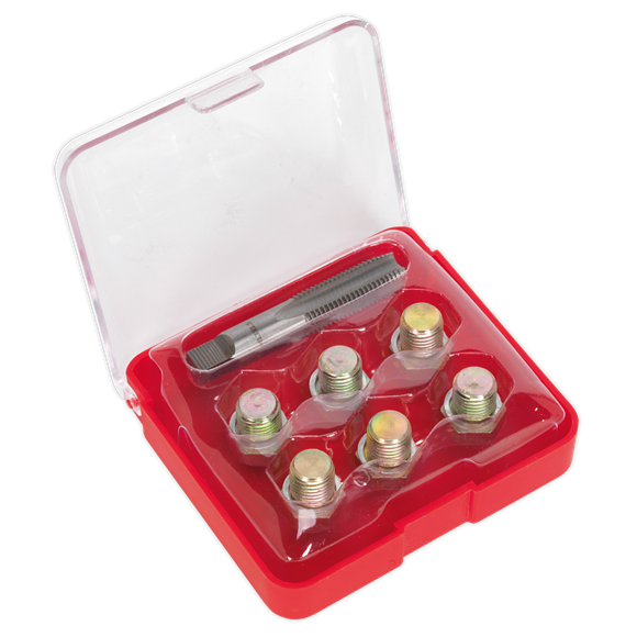 Sealey VS613 Oil Drain Plug Thread Repair Set - M13