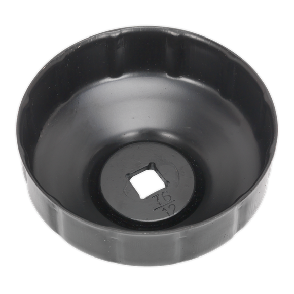 Sealey VS7006.V2-07 Oil Filter Cap Wrench Ø76mm x 12 Flutes