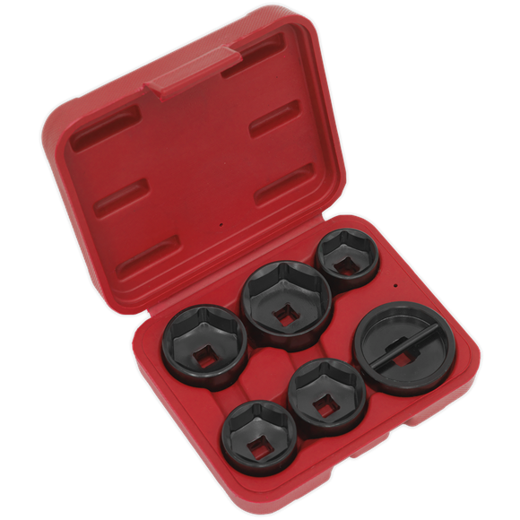 Sealey VS7103 Oil Filter Cap Wrench Set 6pc