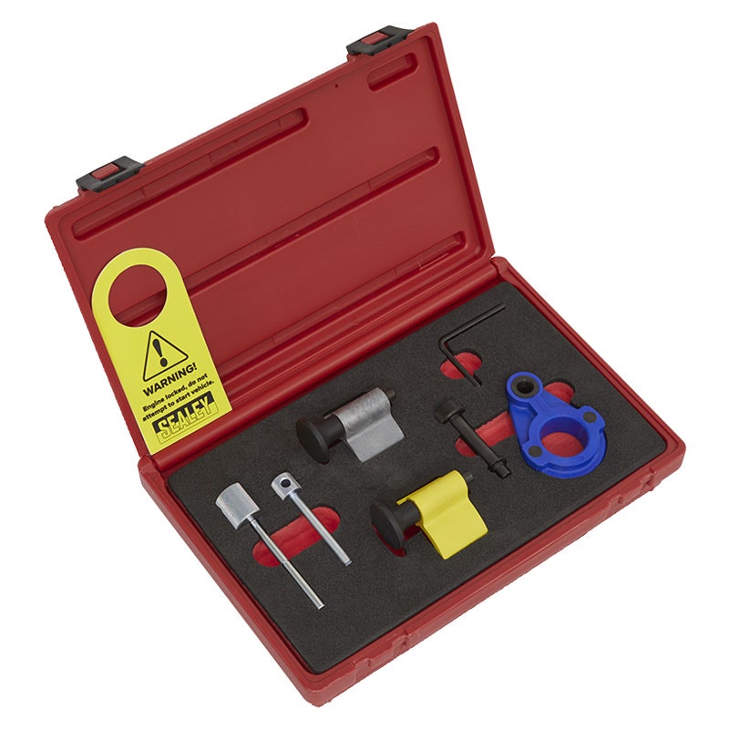 Sealey VSE2092 Diesel Engine Timing Tool Kit 1.2D, 1.4D, 1.6D, 2.0D - for VAG, Ford & Mitsubishi - Belt Drive