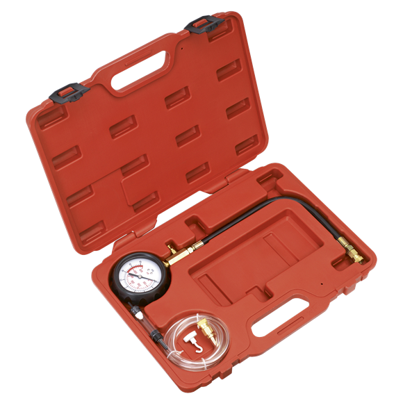 Sealey VSE3157 Diesel Compression Gauge, Hose & TDC Base Kit