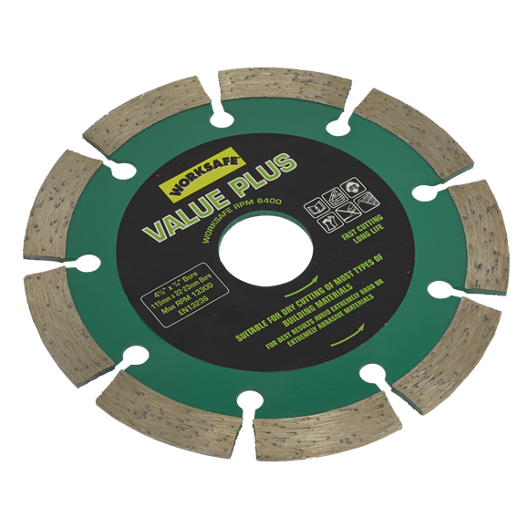 Sealey WDVP115 Value Plus Diamond Blade Ø115 x 22mm