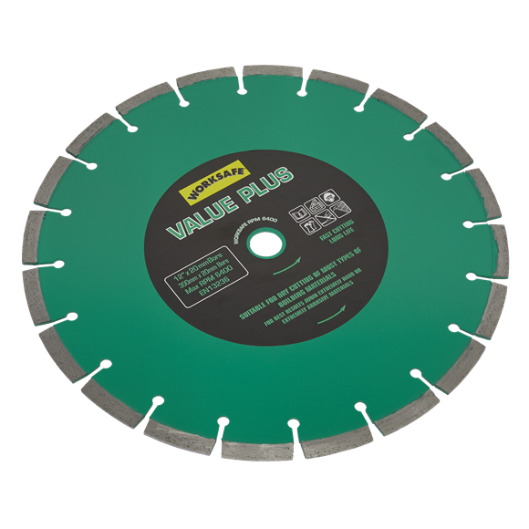 Sealey WDVP300/20 Value Plus Diamond Blade Ø300 x 20mm