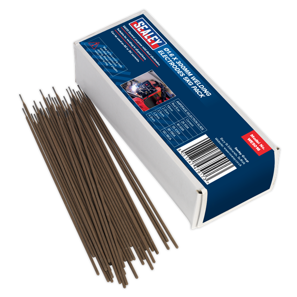 Sealey WE5016 Welding Electrodes Ø1.6 x 300mm 5kg Pack