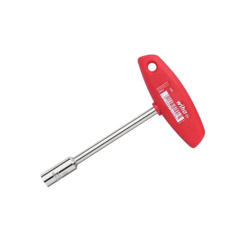 Wiha Internal Square Nut Driver with T-handle 10 x 125mm