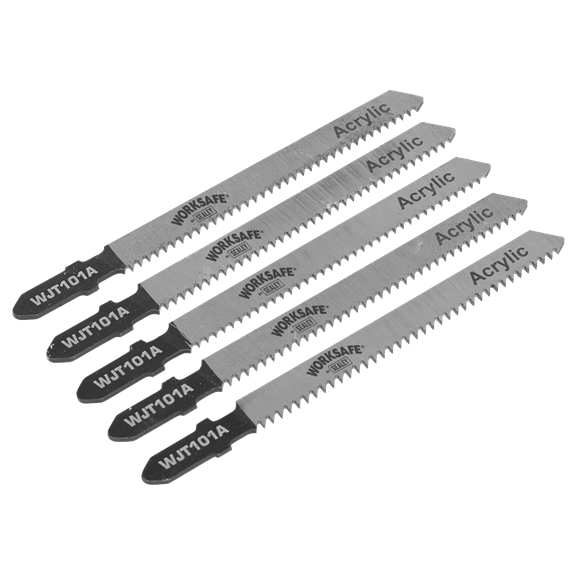 Sealey WJT101A Jigsaw Blade Metal 75mm 12tpi - Pack of 5
