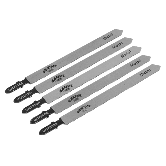 Sealey WJT318A Jigsaw Blade Metal 105mm 21tpi - Pack of 5