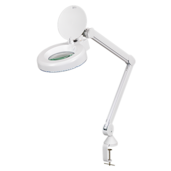 Sealey WL483D Bench Mounting Magnifying Work Light 48 SMD LED 230V