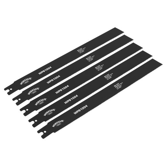 Sealey WPS1004 Pipe Saw Blade 300 x 25 x 1mm 10-14tpi - Pack of 5