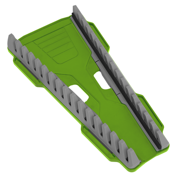 Sealey WR11HV Reversible Spanner Rack 16pc Hi-Vis Green