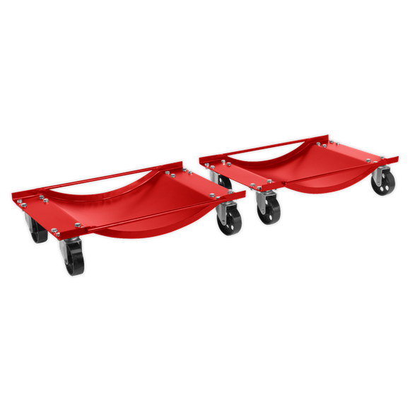 Sealey WS454 Wheel Dolly Set 454kg Capacity