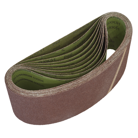 Sealey WSB6160 Sanding Belt 100 x 610mm 60Grit - Pack of 10