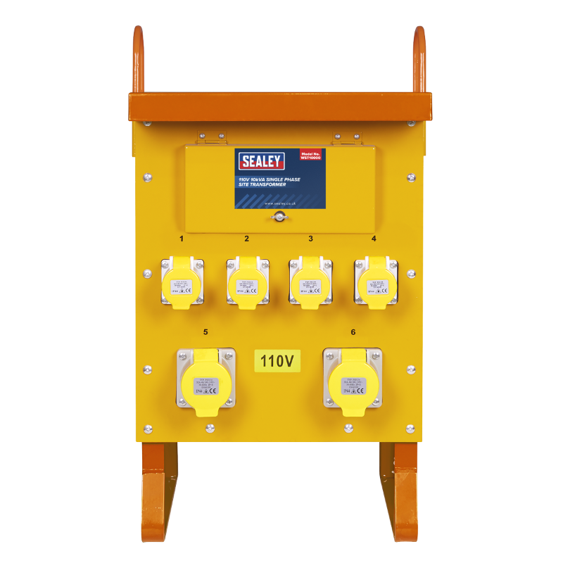 Sealey 110V 10kVA Single Phase Site Transformer