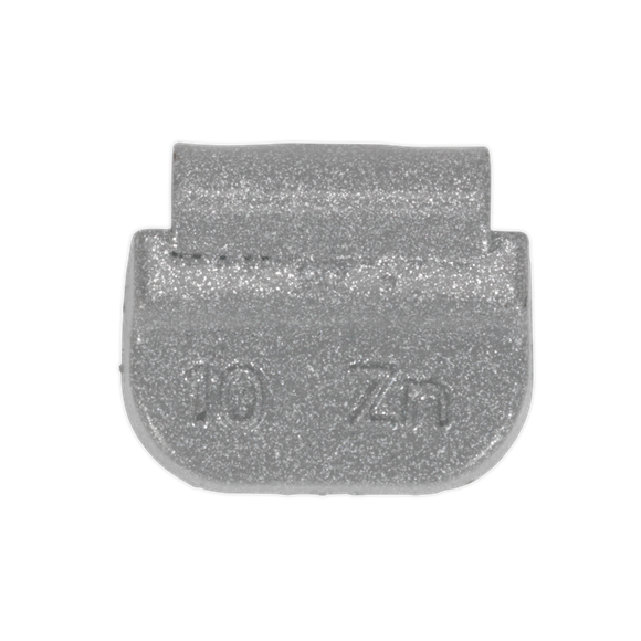 Sealey WWSH10 Wheel Weight 10g Hammer-On Zinc for Steel Wheels Pack of 100