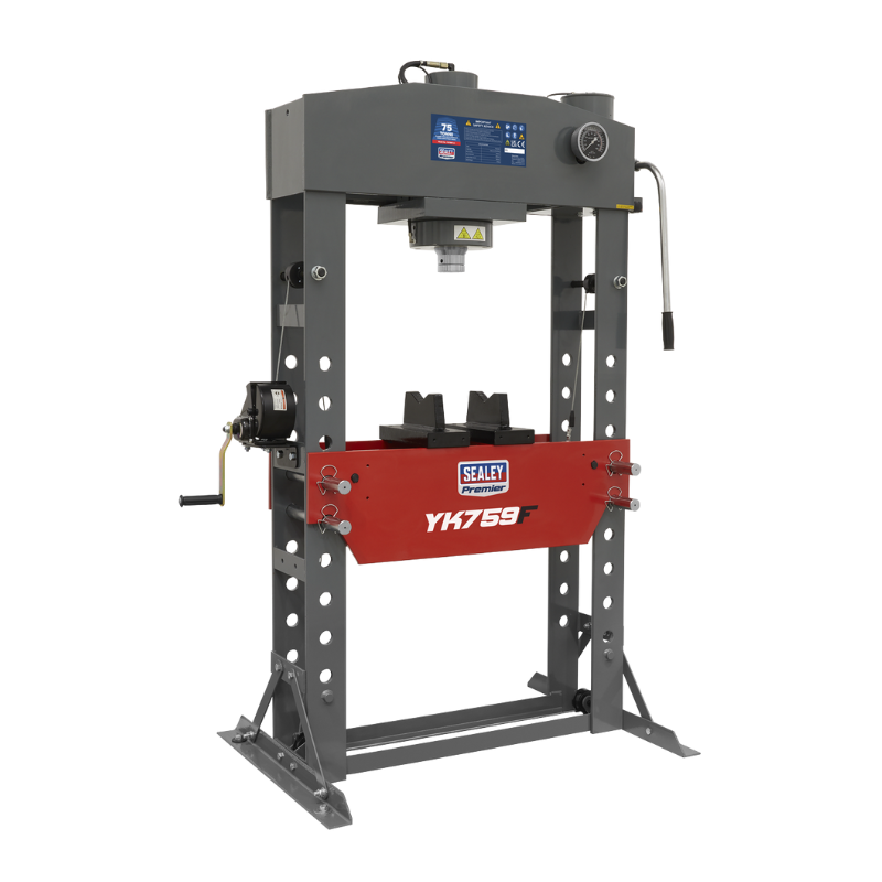Sealey YK759F Hydraulic Press 75tonne Floor Type