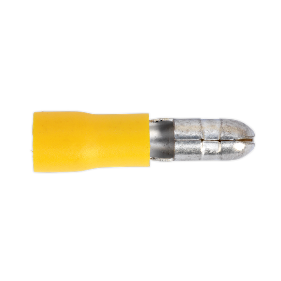 Sealey YT21 Bullet Terminal Ø5mm Yellow Pack of 100