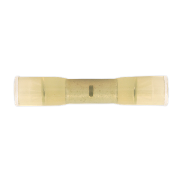 Sealey YTCS10 Cold Seal Butt Connector Yellow Ø5.9mm Pack of 10